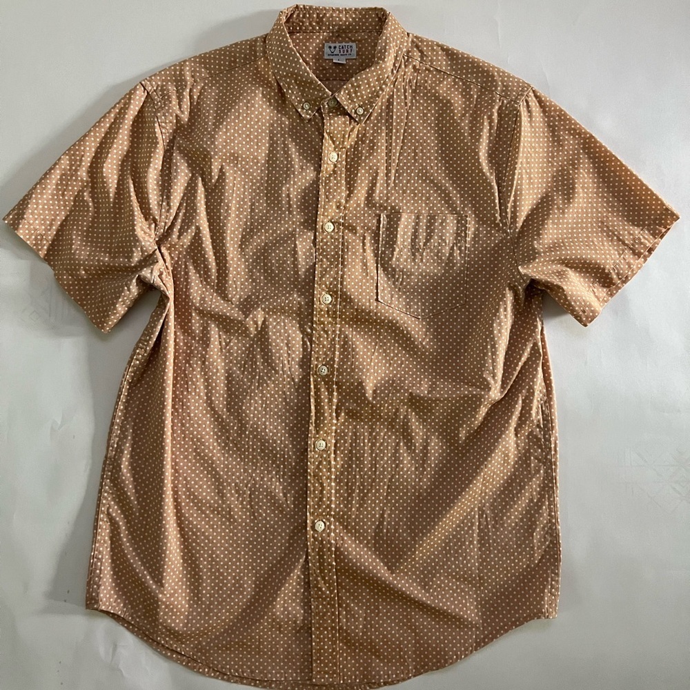 Catch Surf Polka Dot Button Down - image 1
